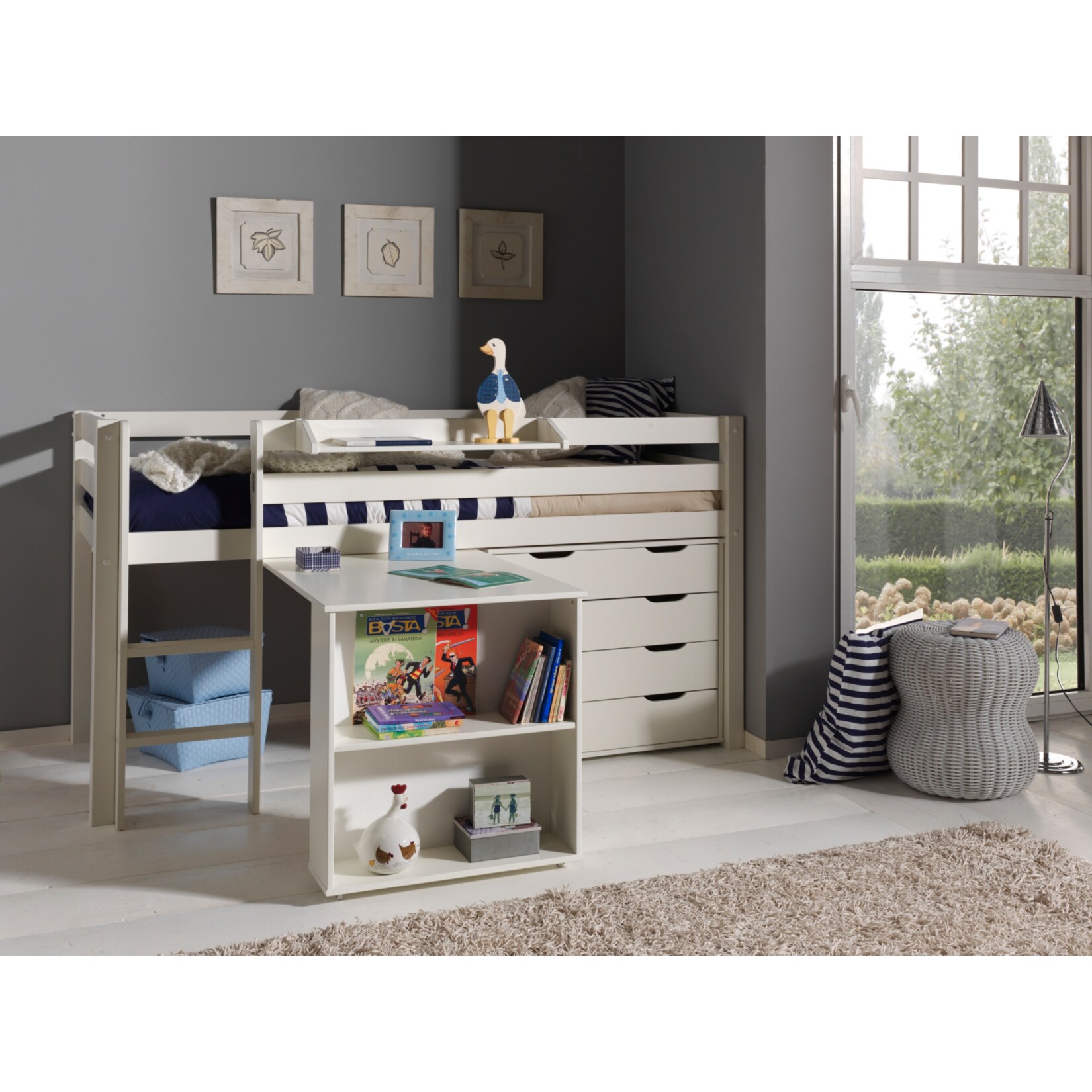 Vipack Furniture Spielbett Pino 2, weiß