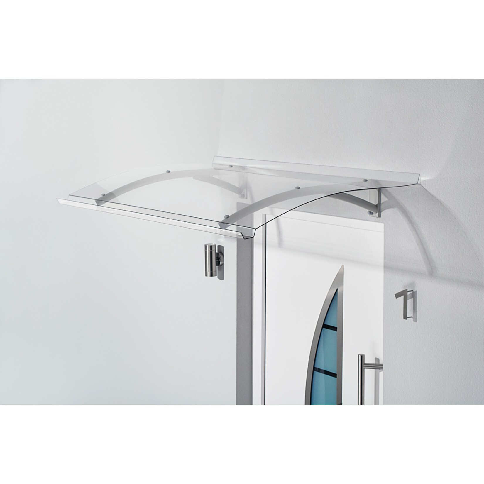 Gutta Typ PT Secco Pultvordach Edelstahl, 150 x 90 cm 