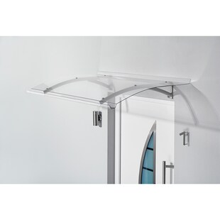 Gutta Typ PT Secco Pultvordach Edelstahl, 150 x 90 cm 