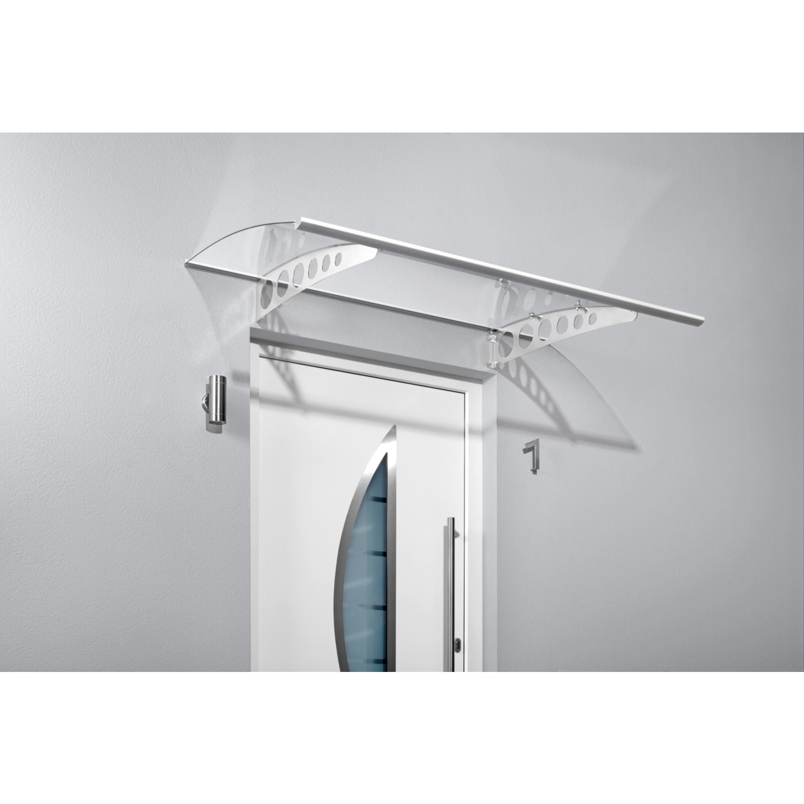 Gutta Typ PT/ET Pultvordach Edelstahl, 160 x 90 cm 