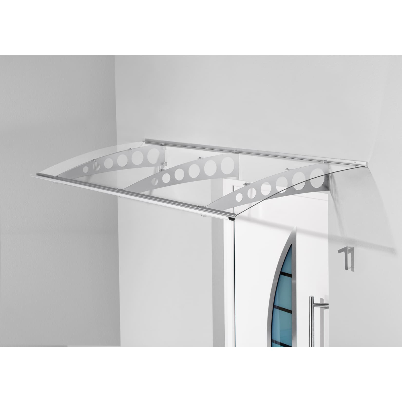 Gutta Typ PT/ET Pultvordach Edelstahl, 200 x 90 cm 