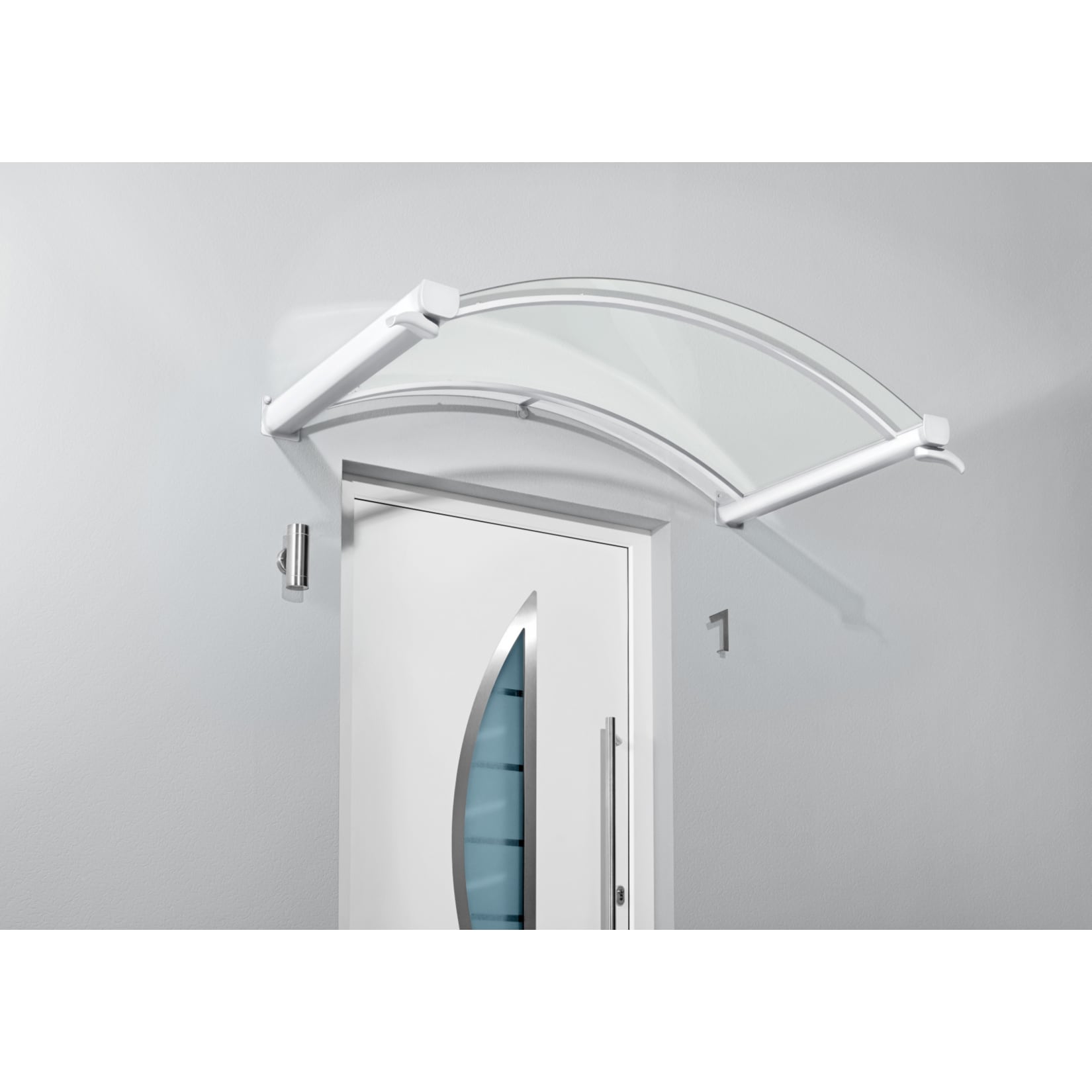 Gutta Typ BV/B Bogenvordach, wei&szlig;, 200 x 90 cm 