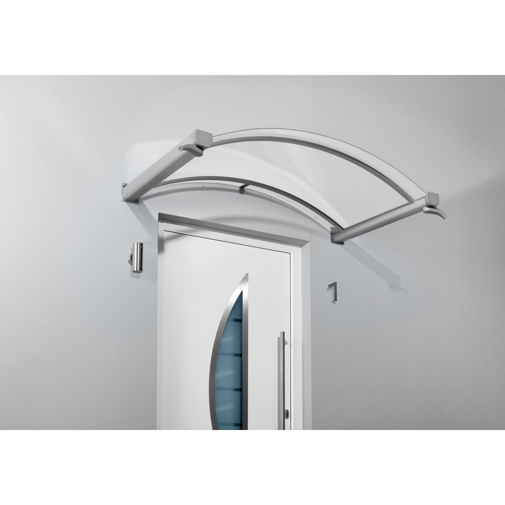 Gutta Typ BV/B Bogenvordach, Edelstahl, 160 x 90 cm 