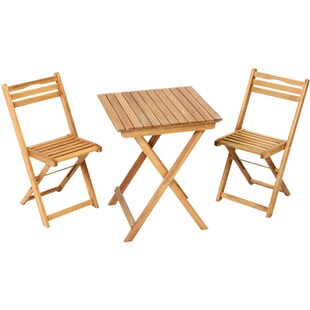 Merxx Balkonset 3-tlg. Porto, mit Klapptisch 60x60cm 