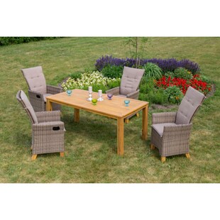 Merxx Loungegruppe Toskana mit Hochlehnersesseln, 9tlg. 