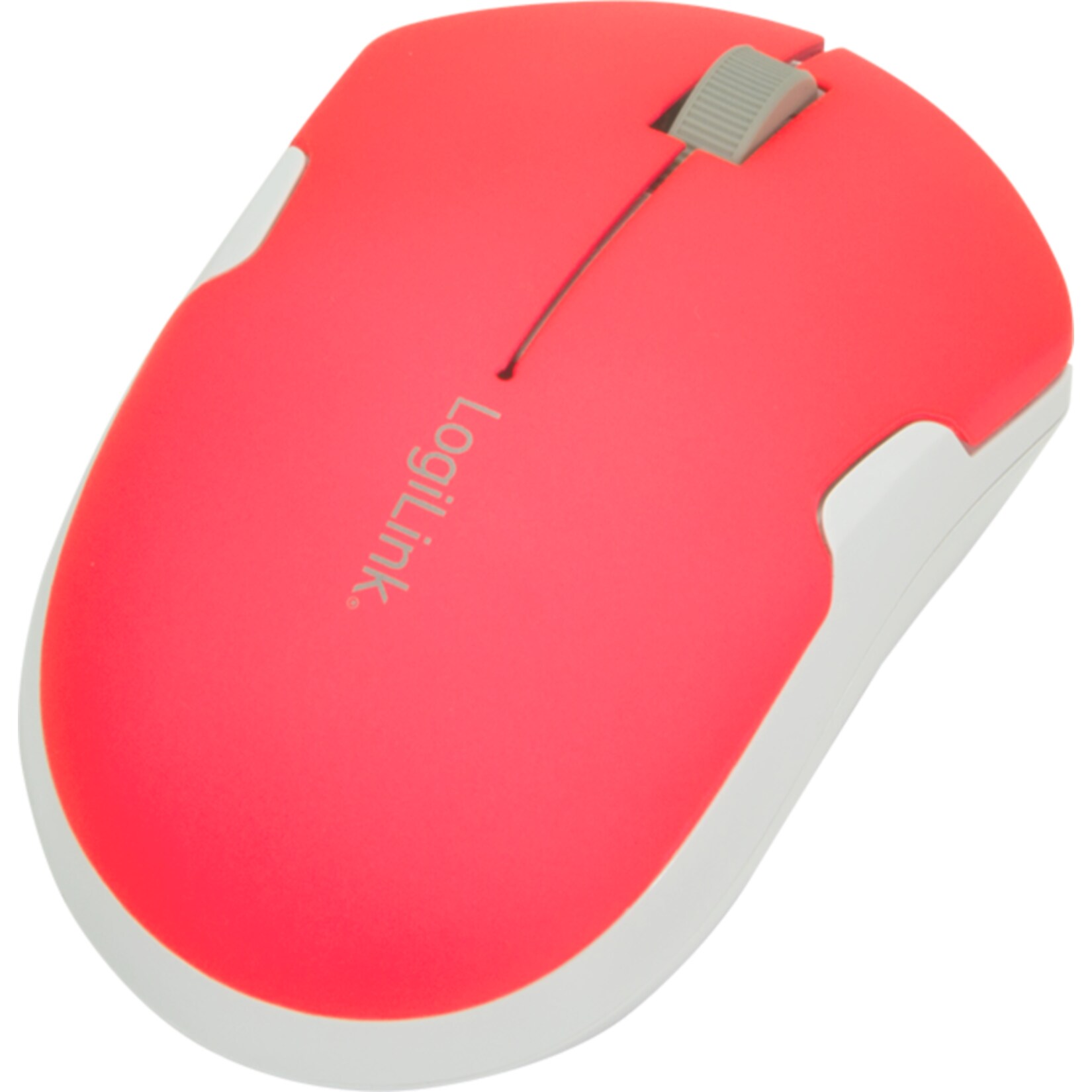 LogiLink ID0121 2,4 GHz Optische Travel Funk Maus, 1200 dpi - Neon-Pink 