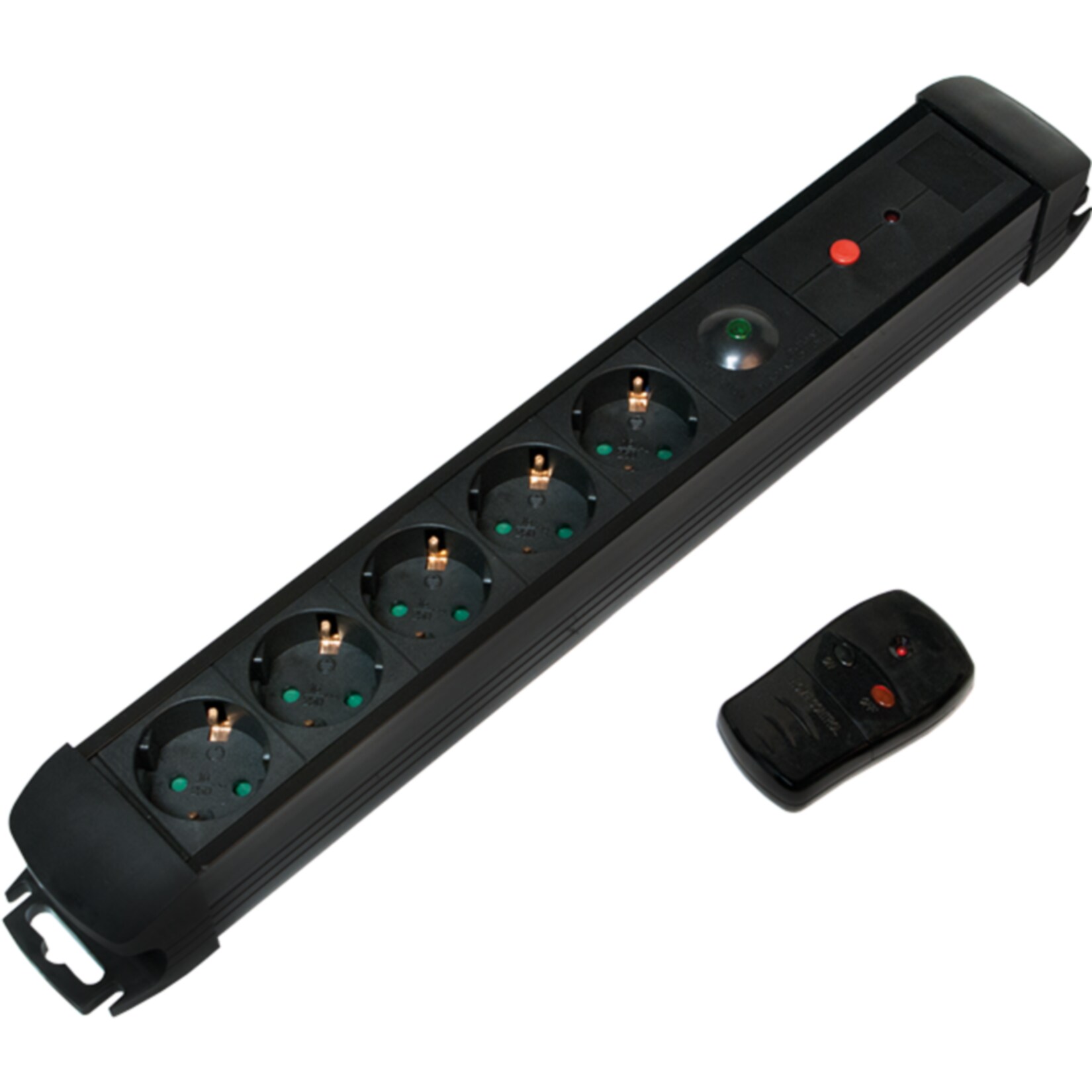 LogiLink LPS401 Steckdosenleiste, 5-fach mit Fernbedienung 