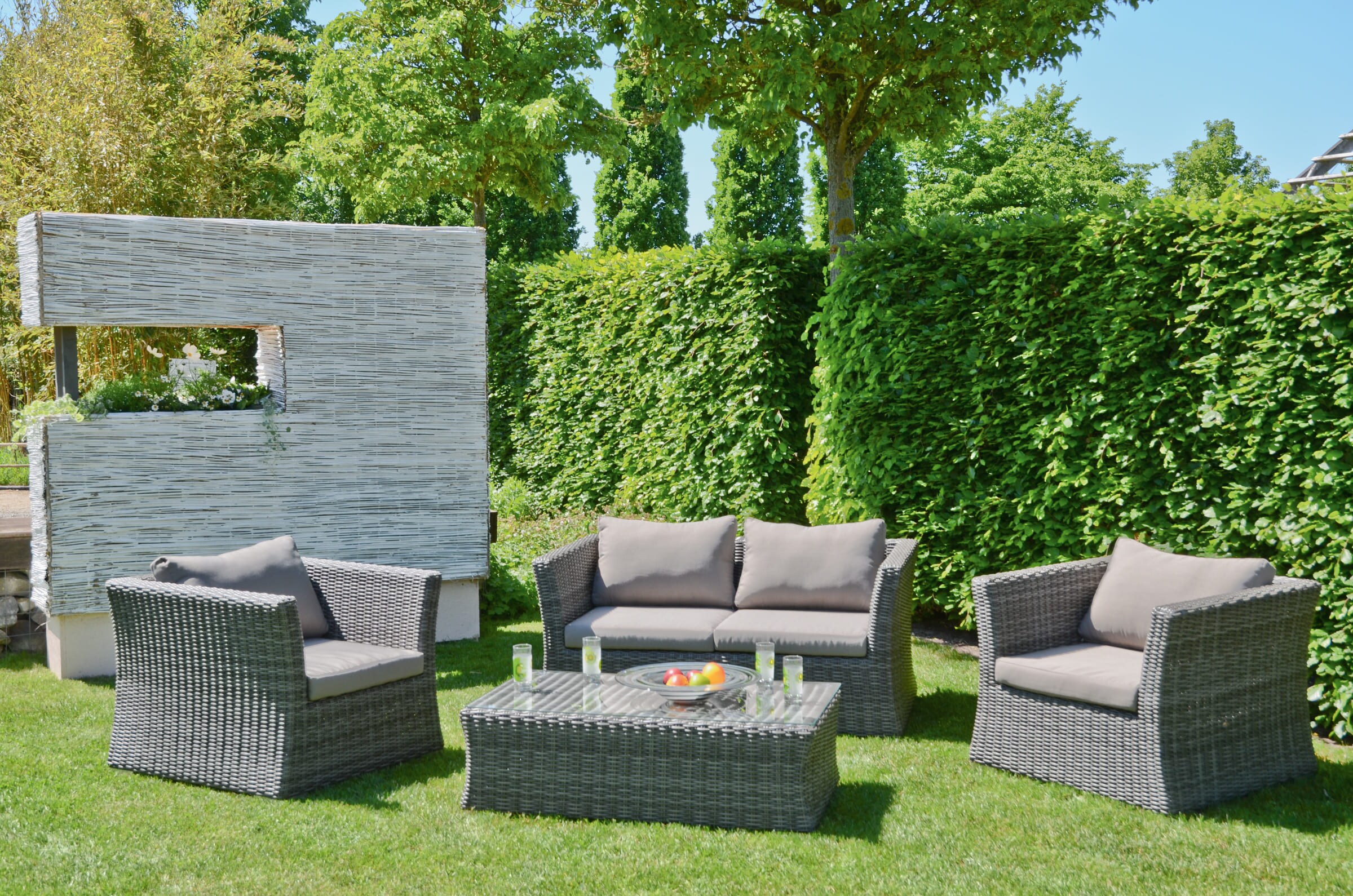 Garden Pleasure Loungegruppe Avila, 4-tlg. 