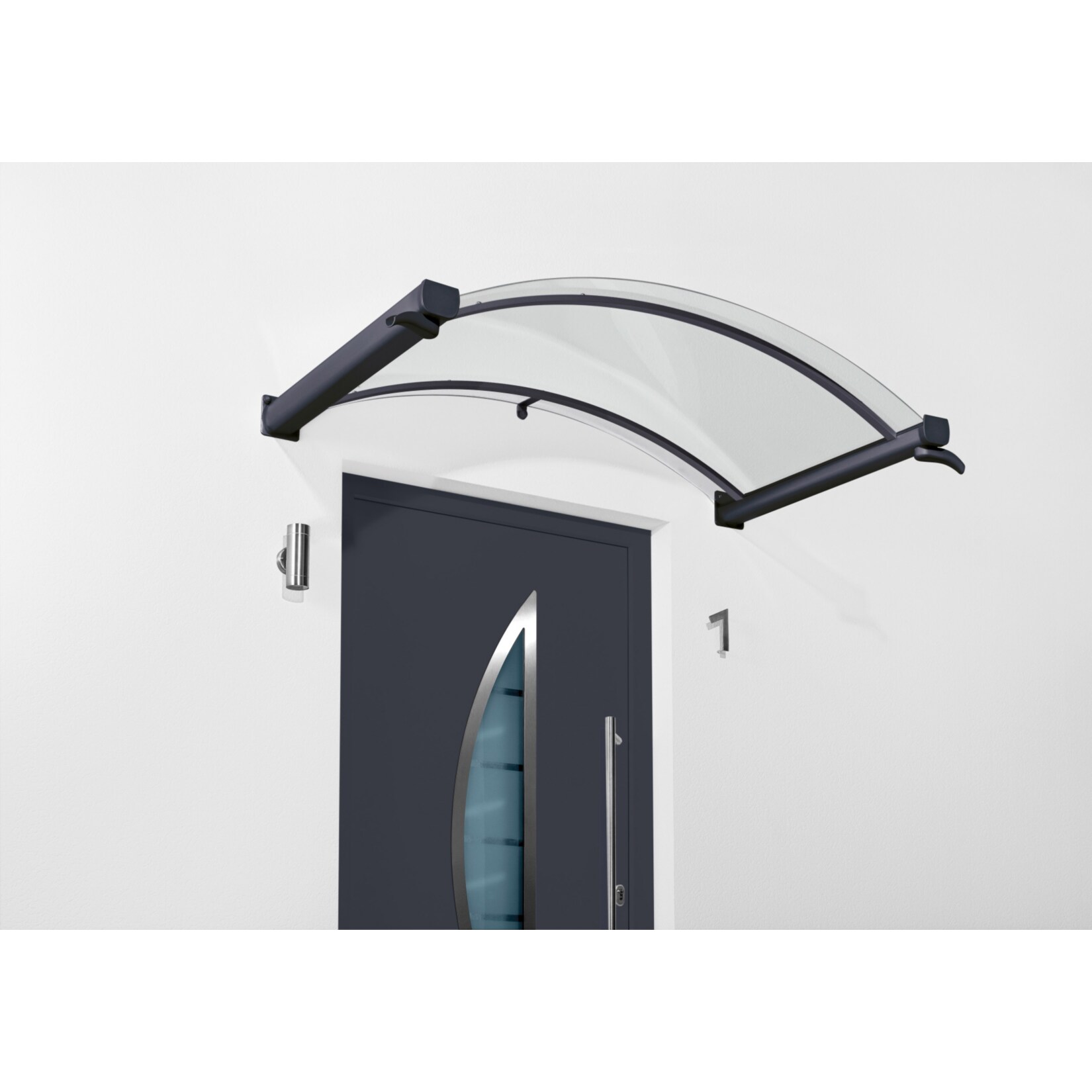 Gutta Typ BV/B Bogenvordach 200 x 90 cm, anthrazit 