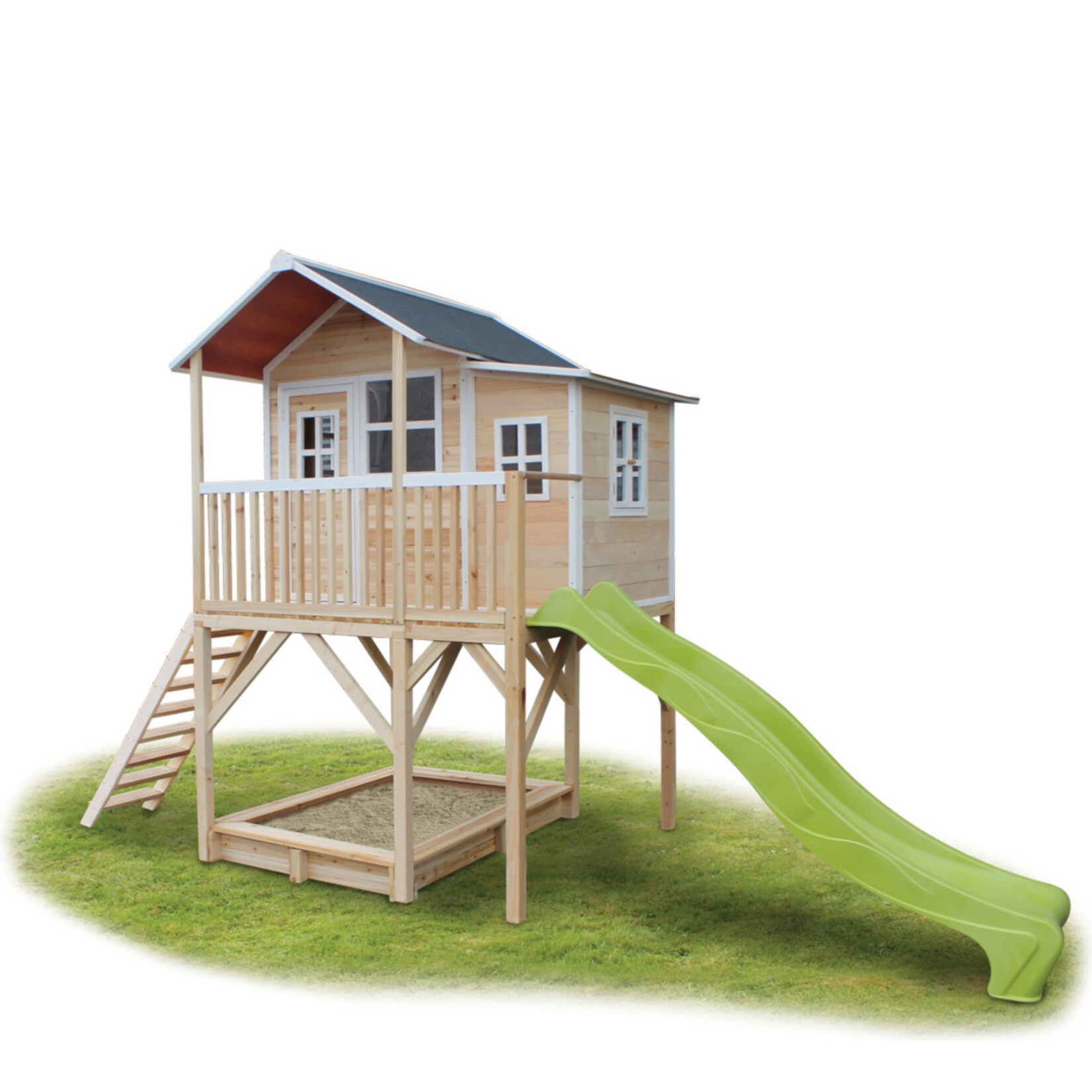 EXIT Loft 750 Holzspielhaus - naturel