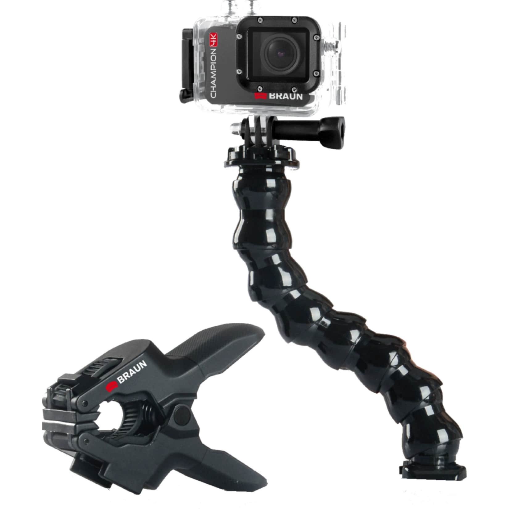 BRAUN Flexi 3 Klemmstativ mit Zubeh&ouml;r 