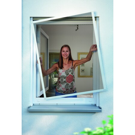 Schellenberg Insektenschutz-Fenster Premium, weiß, 100x120 cm