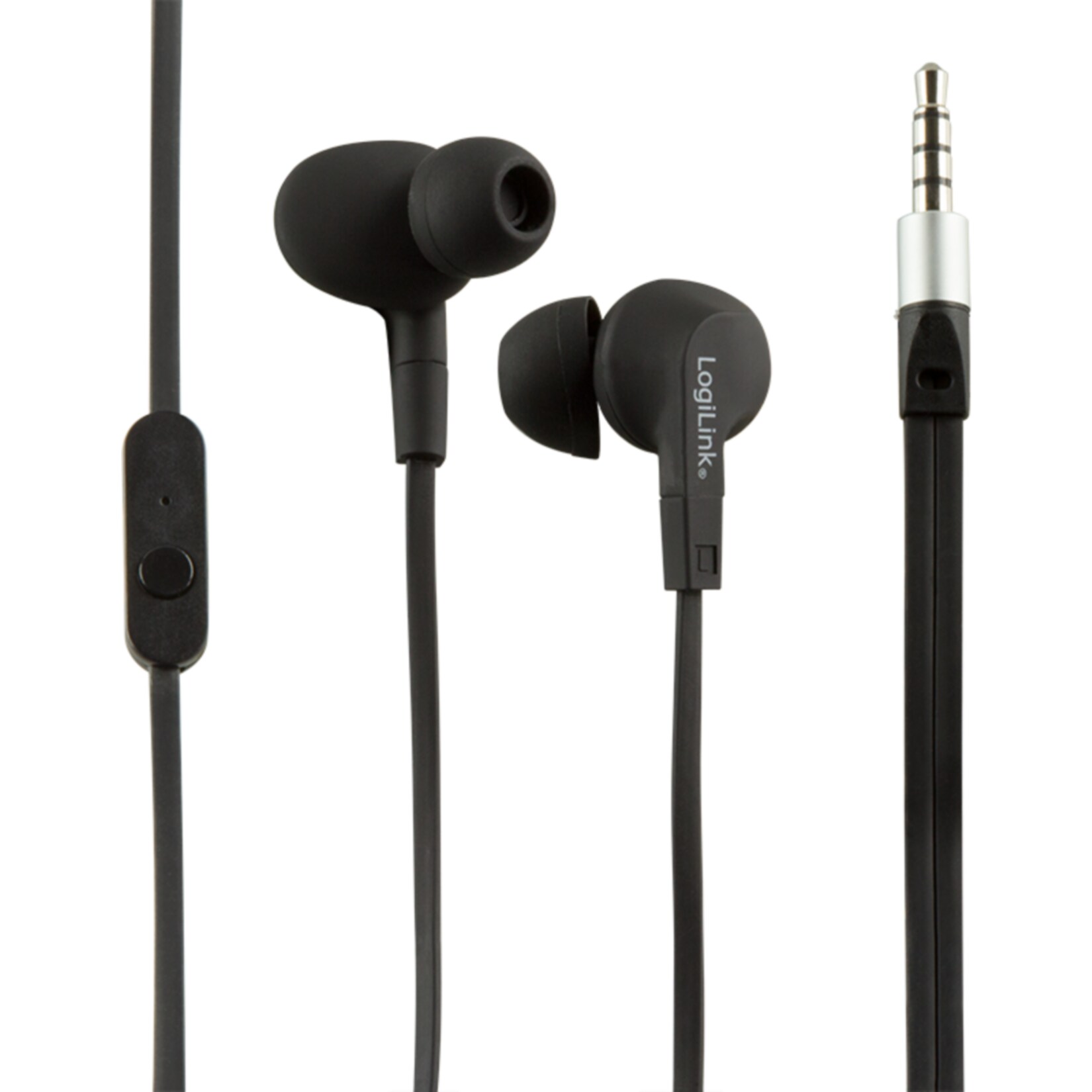 LogiLink HS0042 Wassergesch&uuml;tztes (IPX6) Stereo In-Ear Headset - schwarz 