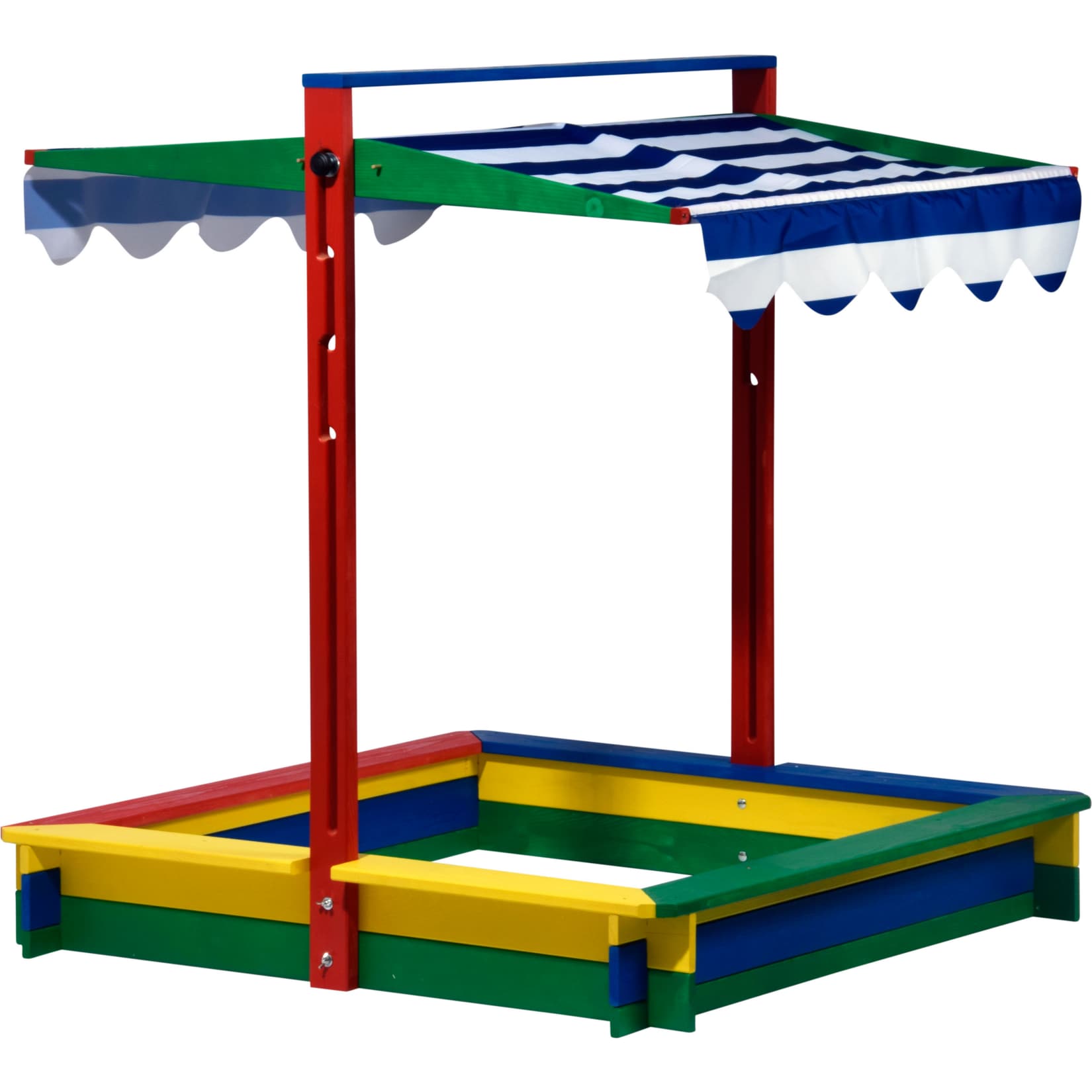 Dobar 94356FSC Sandkasten mit absenkbarem Dach 