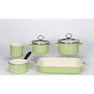 Emaille-Set Juist 5-teilig 