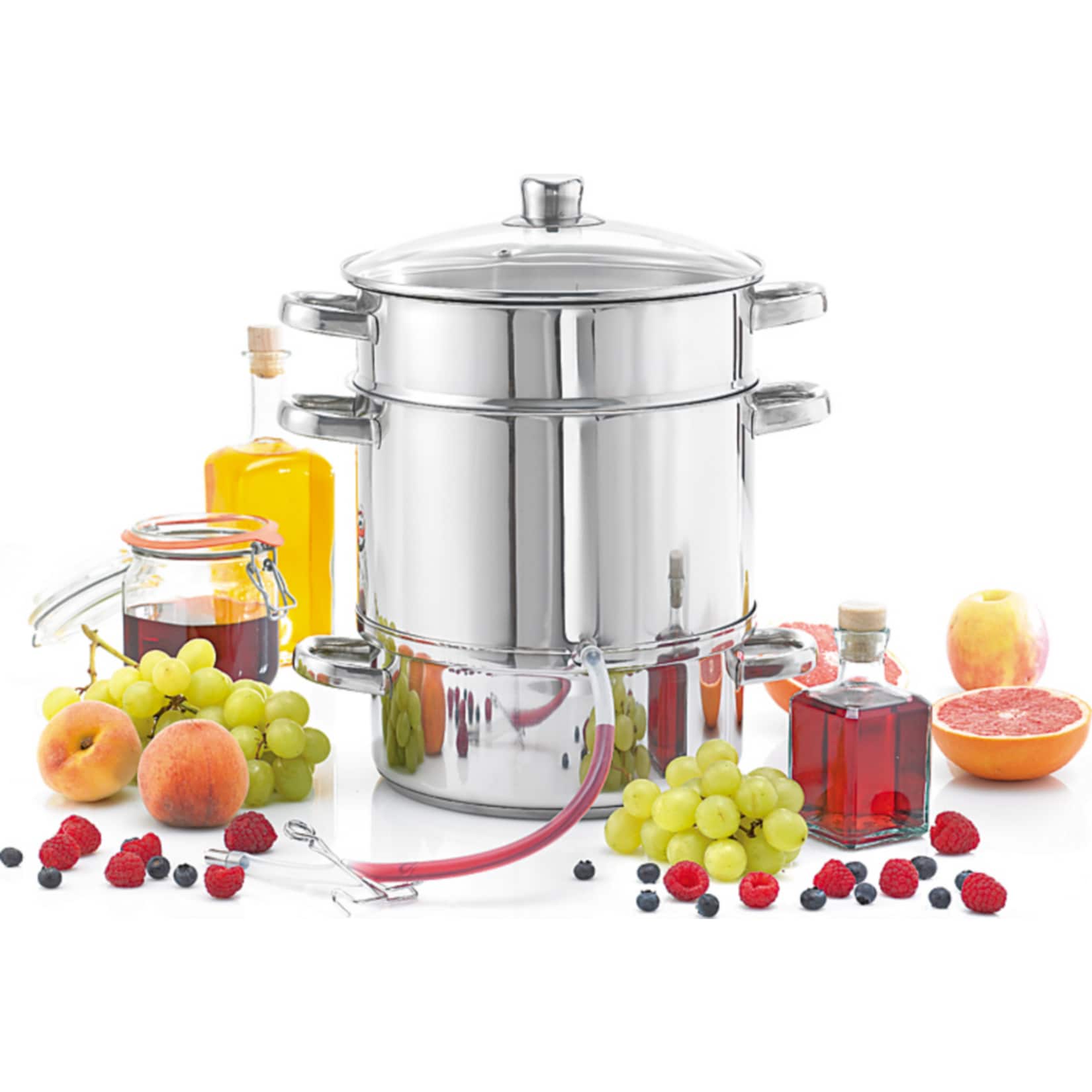 Frucht Entsafter Edelstahl 26 cm 