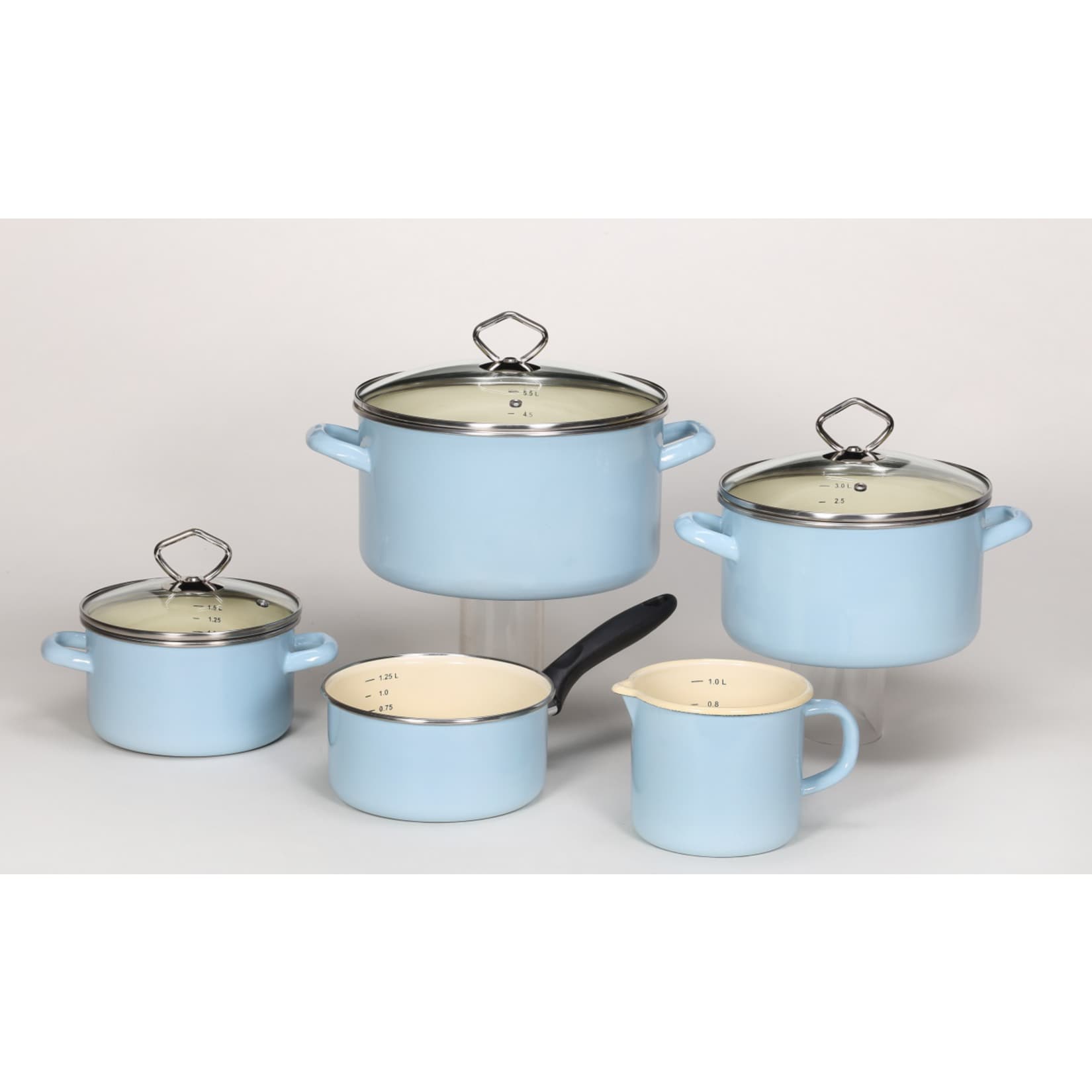 Emaille-Topfset SYLT 5tlg. 