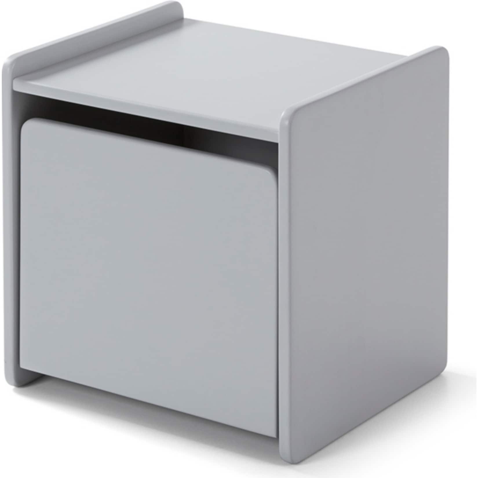 Vipack Nachtkommode Kiddy, 1-t&uuml;rig - Hellgrau 