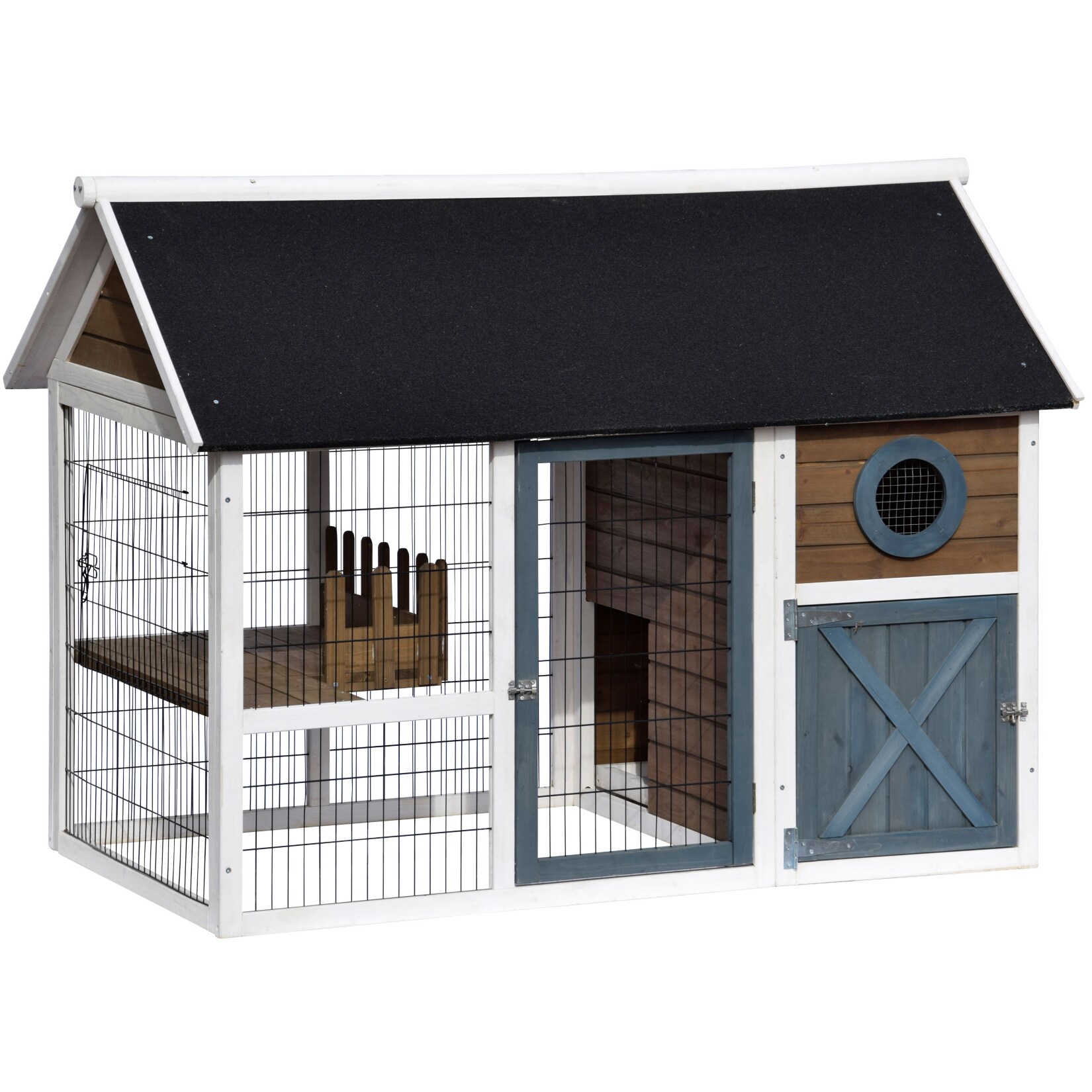 Dobar gro&szlig;er Kleintierstall mit Au&szlig;engehege und Terrasse 