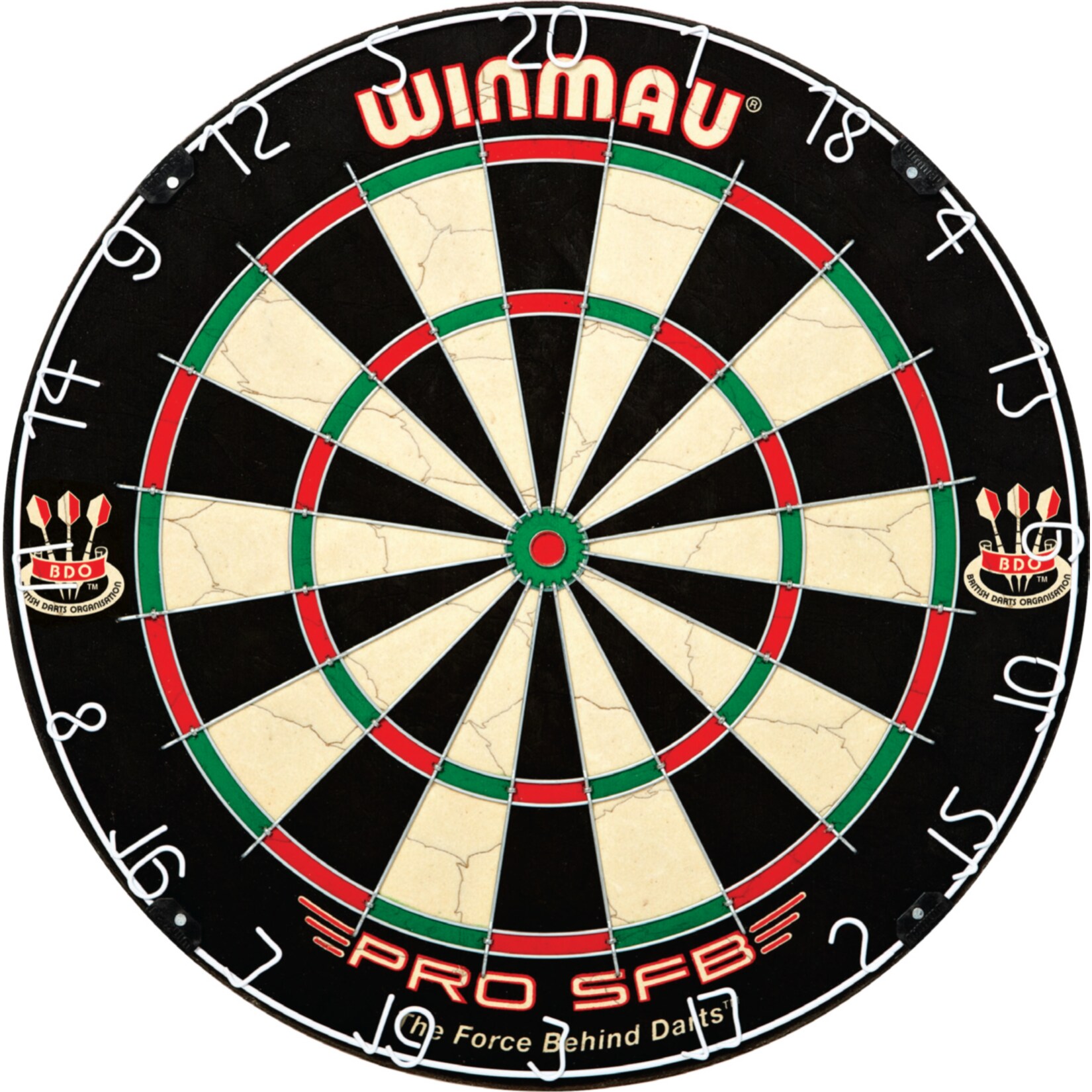 Carromco WINMAU STEELDARTBOARD PRO SFB, BRISTLE 