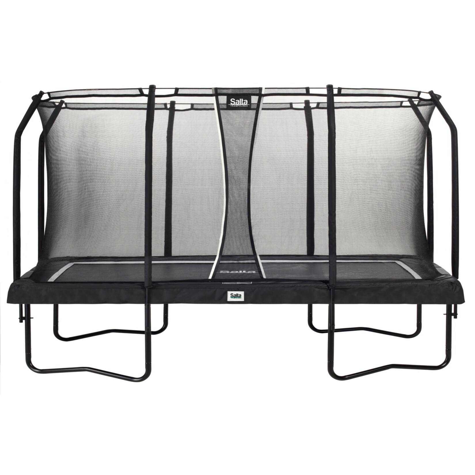 Salta Premium Black Edition - rechteckig - 244x396 cm - Trampoline mit Sicherheitsnetz 