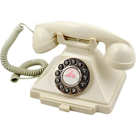 GPO Klassik Bakelit Telefon im 20er Jahre Design - elfenbein 