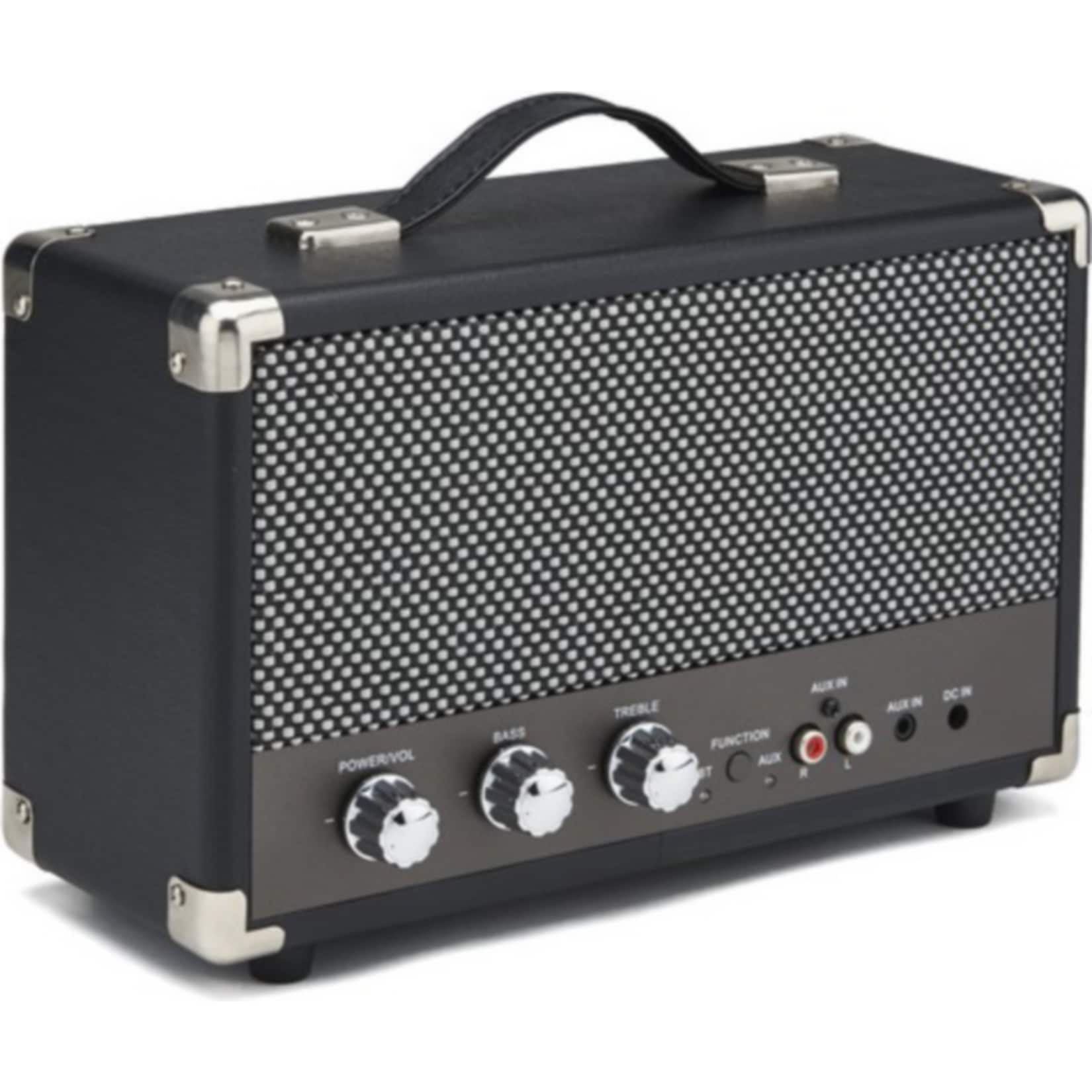 GPO nostalgischer Bluetooth Lautsprecher - schwarz 