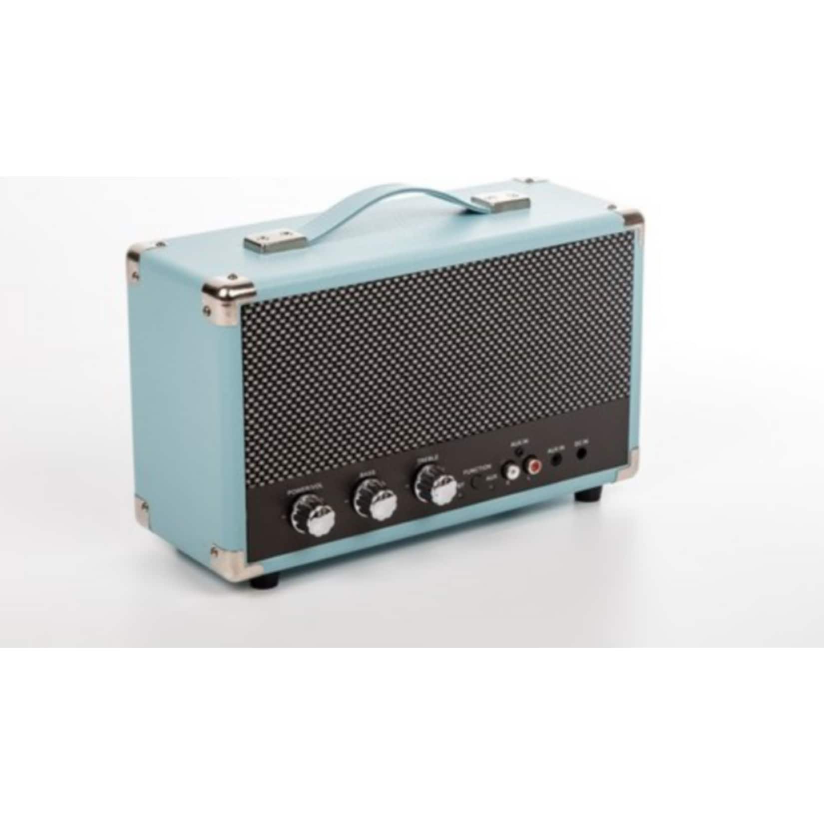 GPO nostalgischer Bluetooth Lautsprecher - blau 