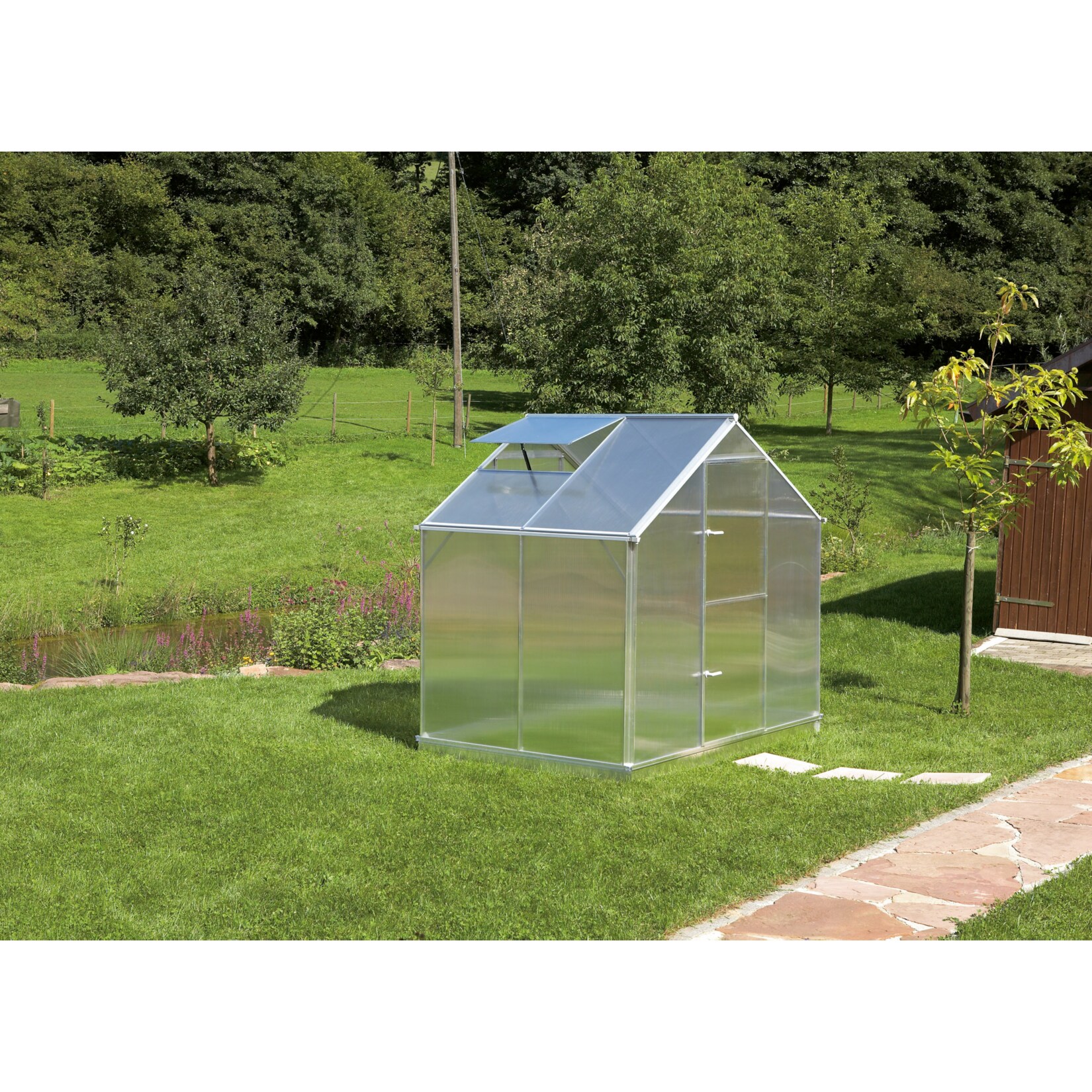 Gutta F2 Alu-Gew&auml;chshaus (1 Dachfenster) 