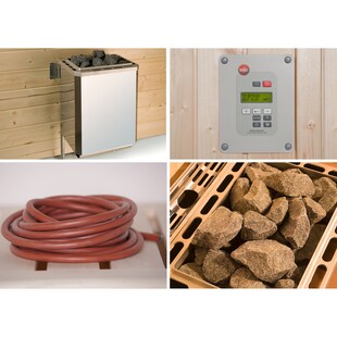 weka Saunaofenset 7,5 OS mit Ofenanschlußkabel 