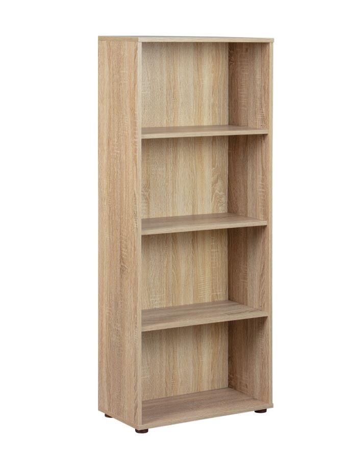 Inter Link Bücherregal Arco mit 4 Fächern - versch. Ausführungen - Sonoma Eiche