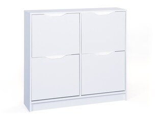 Inter Link Schuhschrank Schuhkipper Westphalen - 4 Klapptüren weiss 