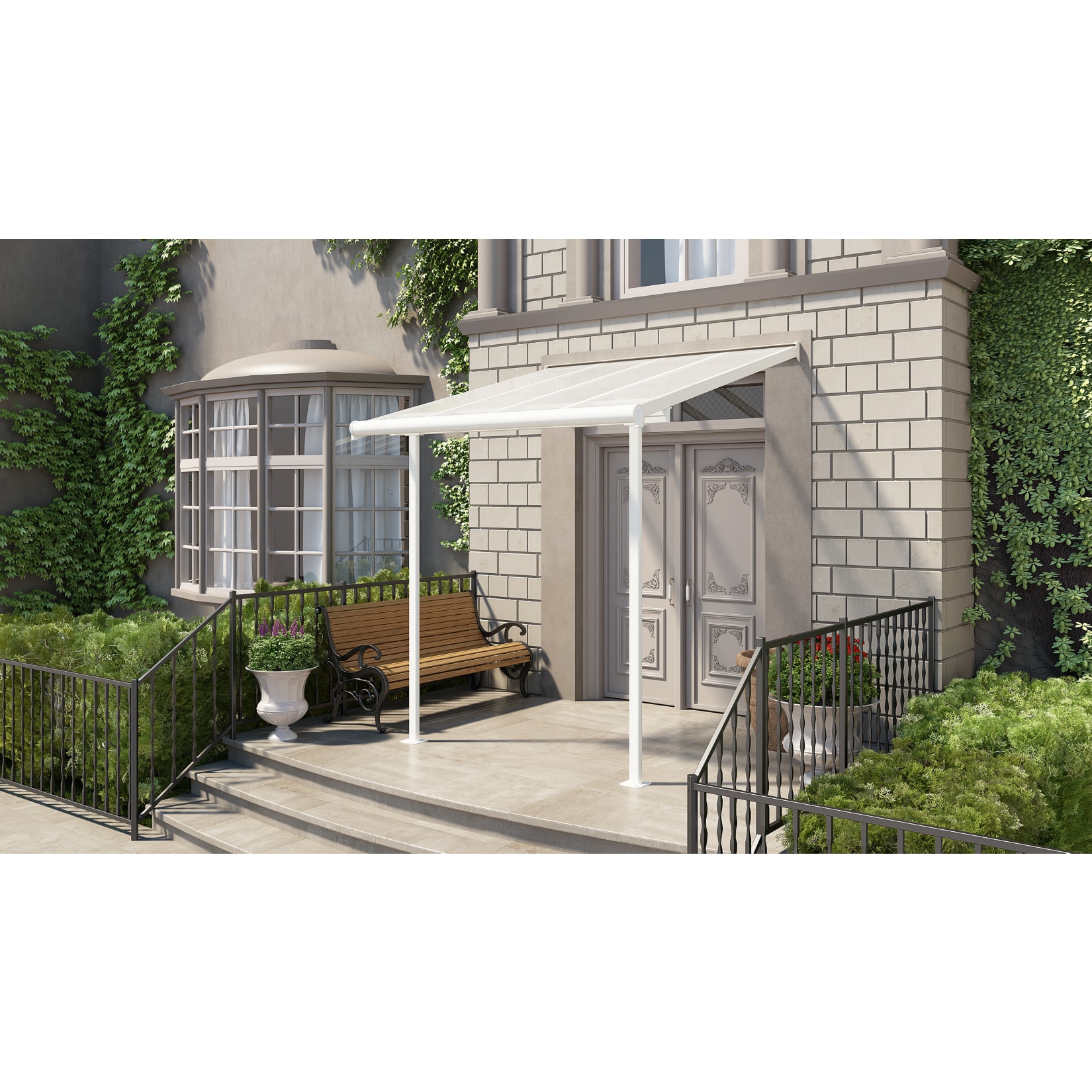 Palram Sierra 230x230 cm wei&szlig; 