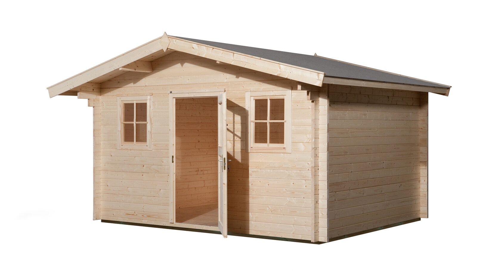 Weka Gartenhaus 138, 45mm, mit 60cm Vordach