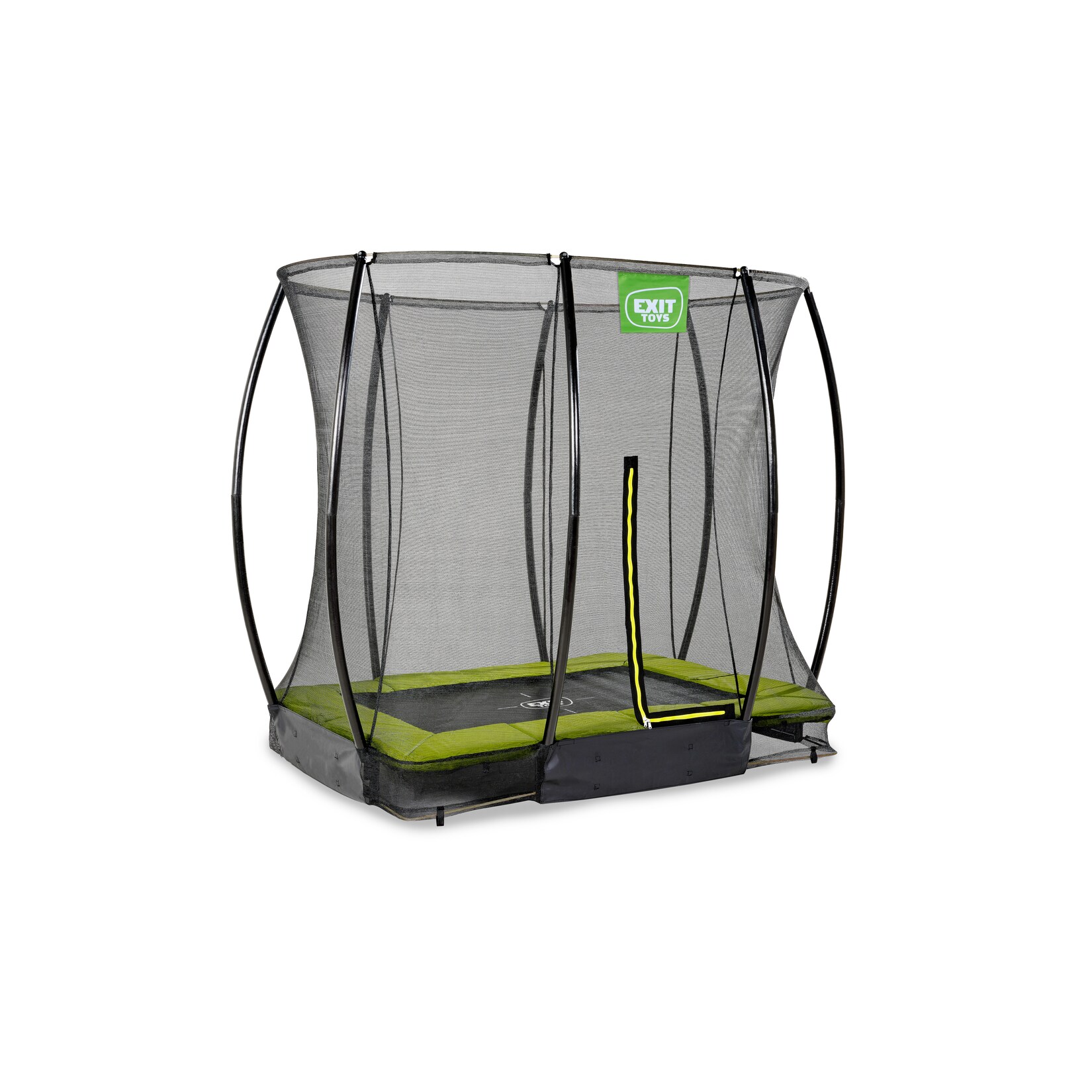 EXIT Silhouette Ground + Sicherheitsnetz Rechteckig 153x214 (5x7ft) Lime