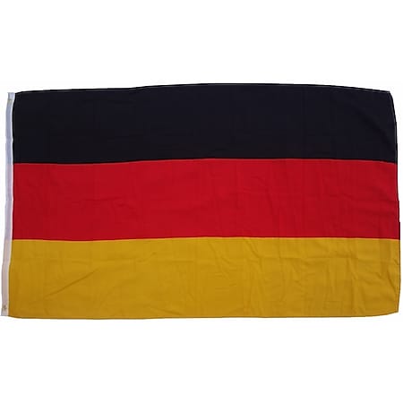 XXL Flagge Deutschland 250 x 150 cm Fahne mit 3 Ösen 100g/m² Stoffgewicht 