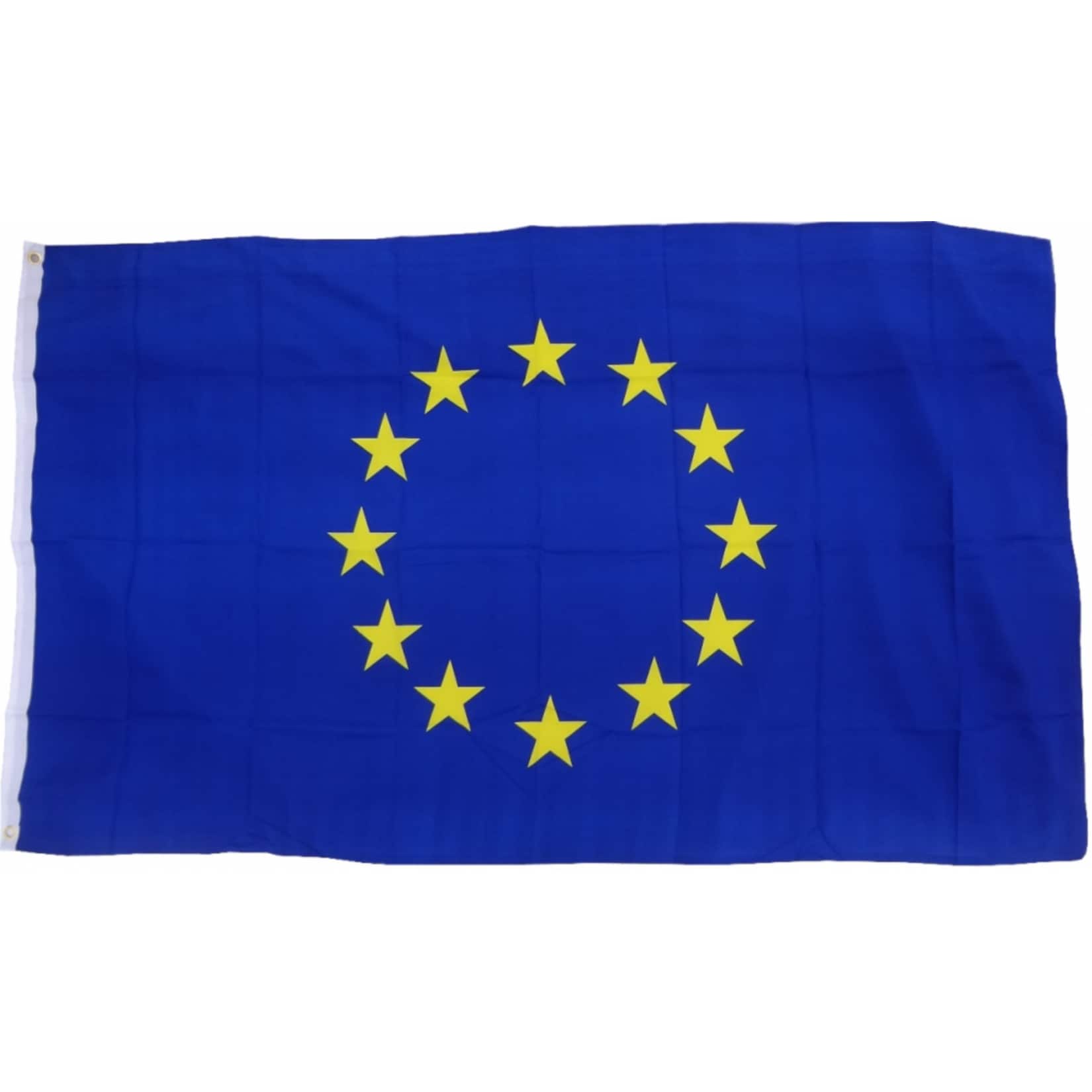 XXL Flagge Europa 250 x 150 cm Fahne mit 3 &Ouml;sen 100g/m&sup2; Stoffgewicht 