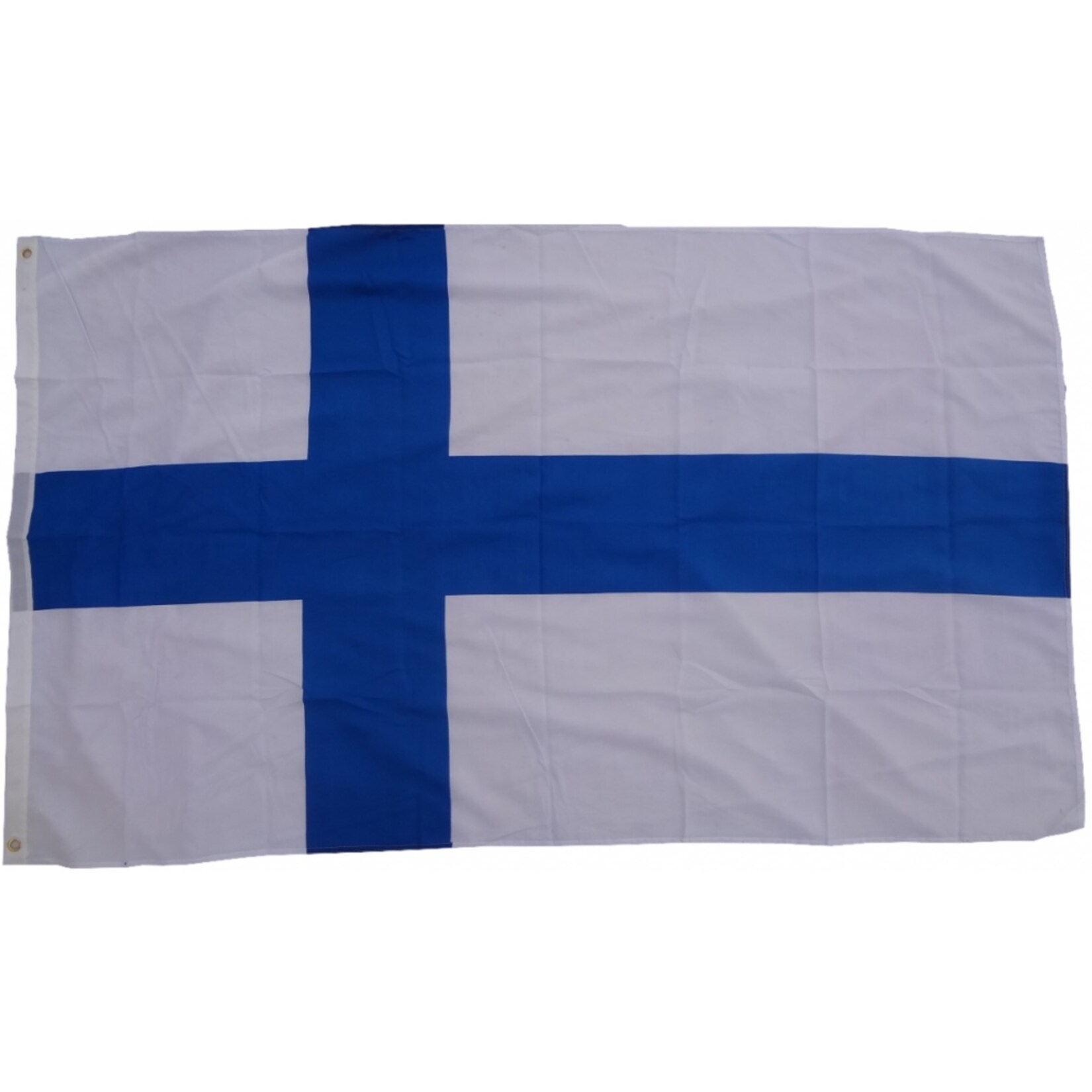 XXL Flagge Finnland 250 x 150 cm Fahne mit 3 &Ouml;sen 100g/m&sup2; Stoffgewicht 