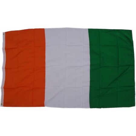 XXL Flagge Elfenbeinküste 250 x 150 cm Fahne mit 3 Ösen 100g/m² Stoffgewicht