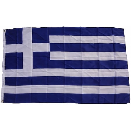 XXL Flagge Griechenland 250 x 150 cm Fahne mit 3 Ösen 100g/m² Stoffgewicht 