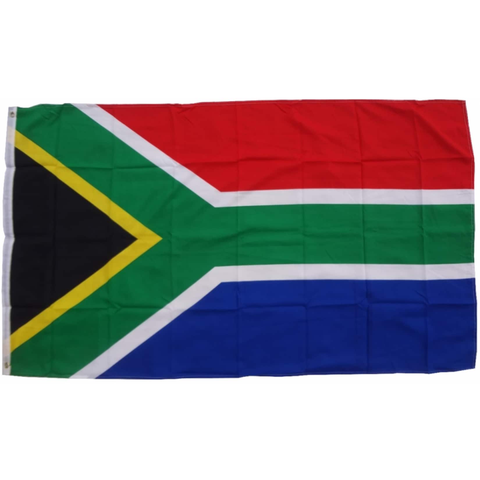 XXL Flagge S&uuml;dafrika 250 x 150 cm Fahne mit 3 &Ouml;sen 100g/m&sup2; Stoffgewicht 