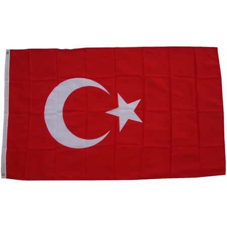 Flagge Türkei am Stab 30x45cm