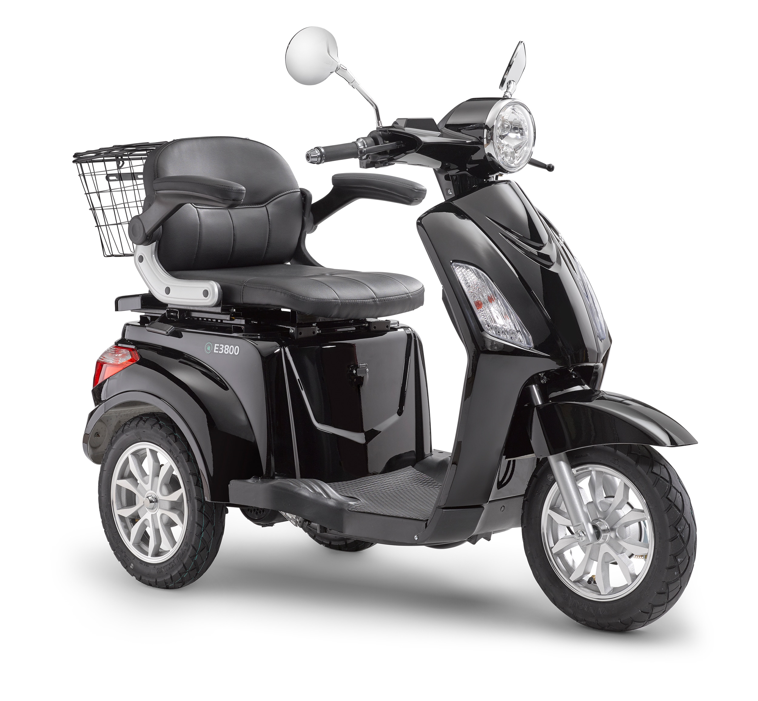 Luxxon E-Dreirad E3800 20 km/h (Mofa-Klasse) schwarz 