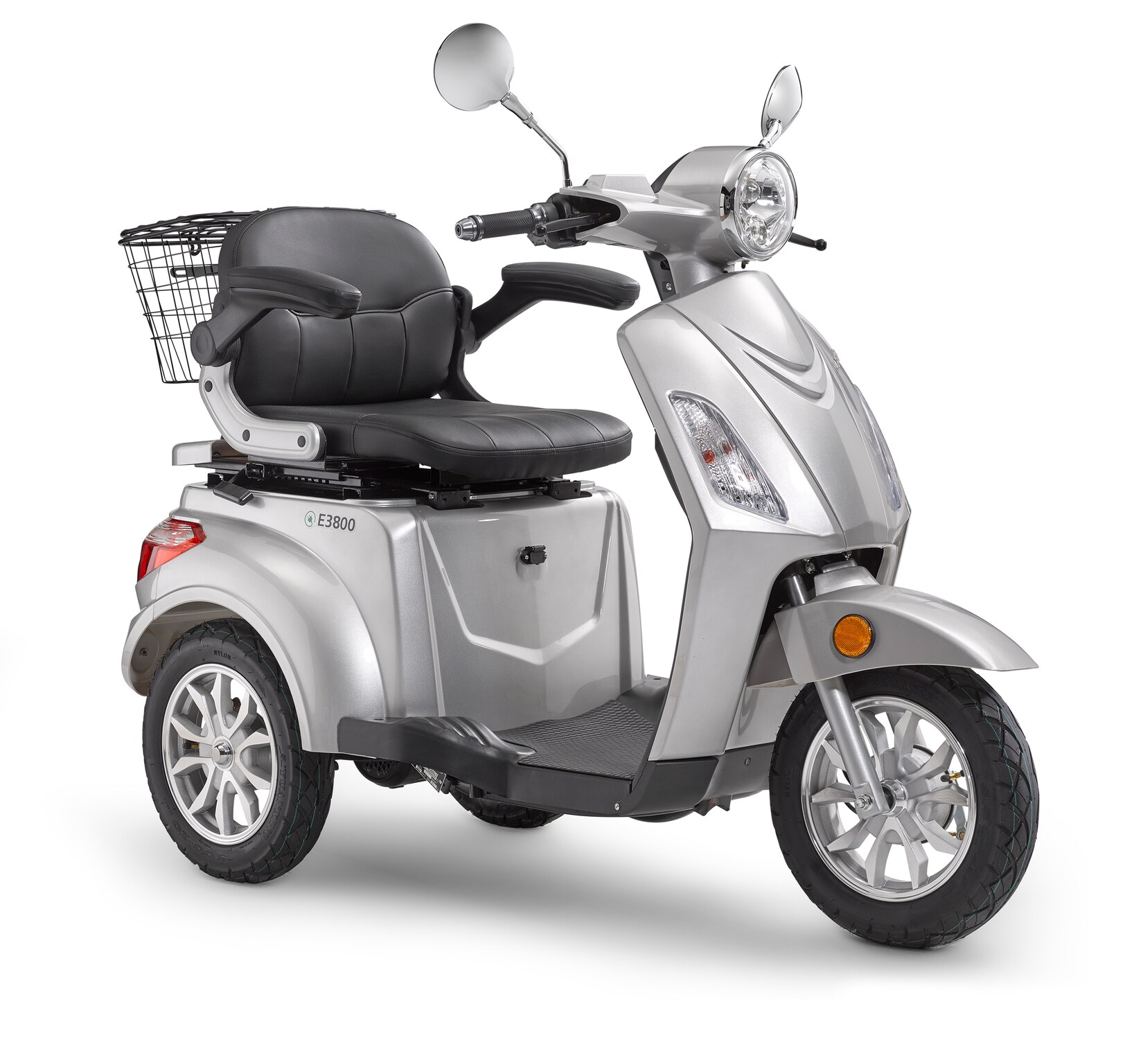Luxxon E-Dreirad E3800 20 km/h (Mofa-Klasse) silber