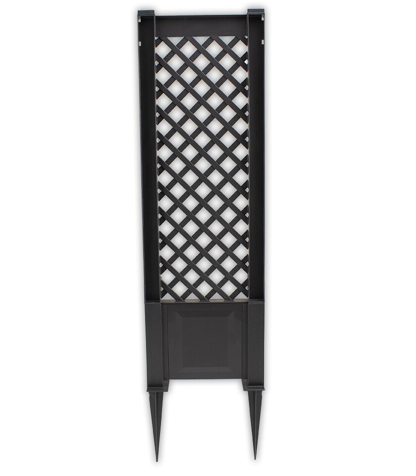 KHW Spalier mit Erdspieß 43 cm, anthrazit