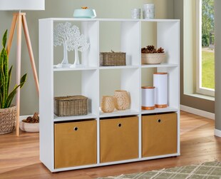 Inter Link Raumteiler Bücherregal Cadore - 9 Fächer 