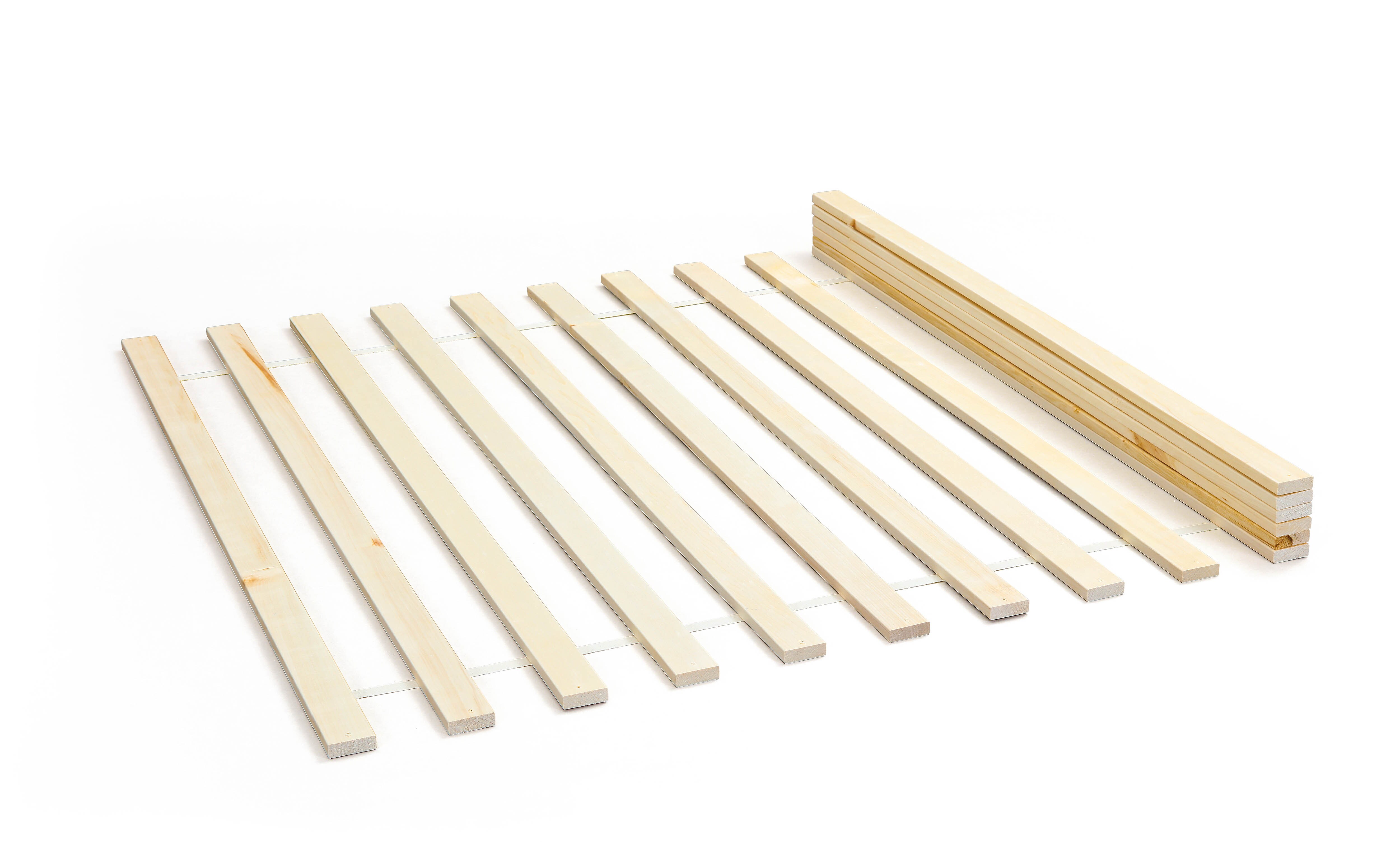 Inter Link Rolllattenrost 13 Latten 90 cm Kiefer Massivholz 