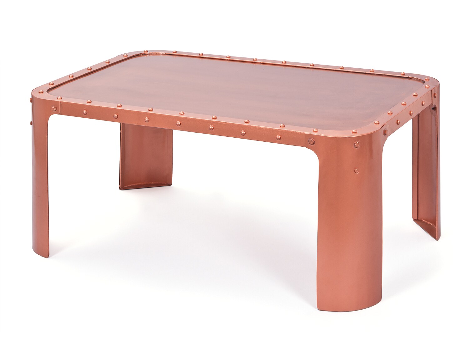 Inter Link Couchtisch Gormur im Vintage-Look - Kupfer