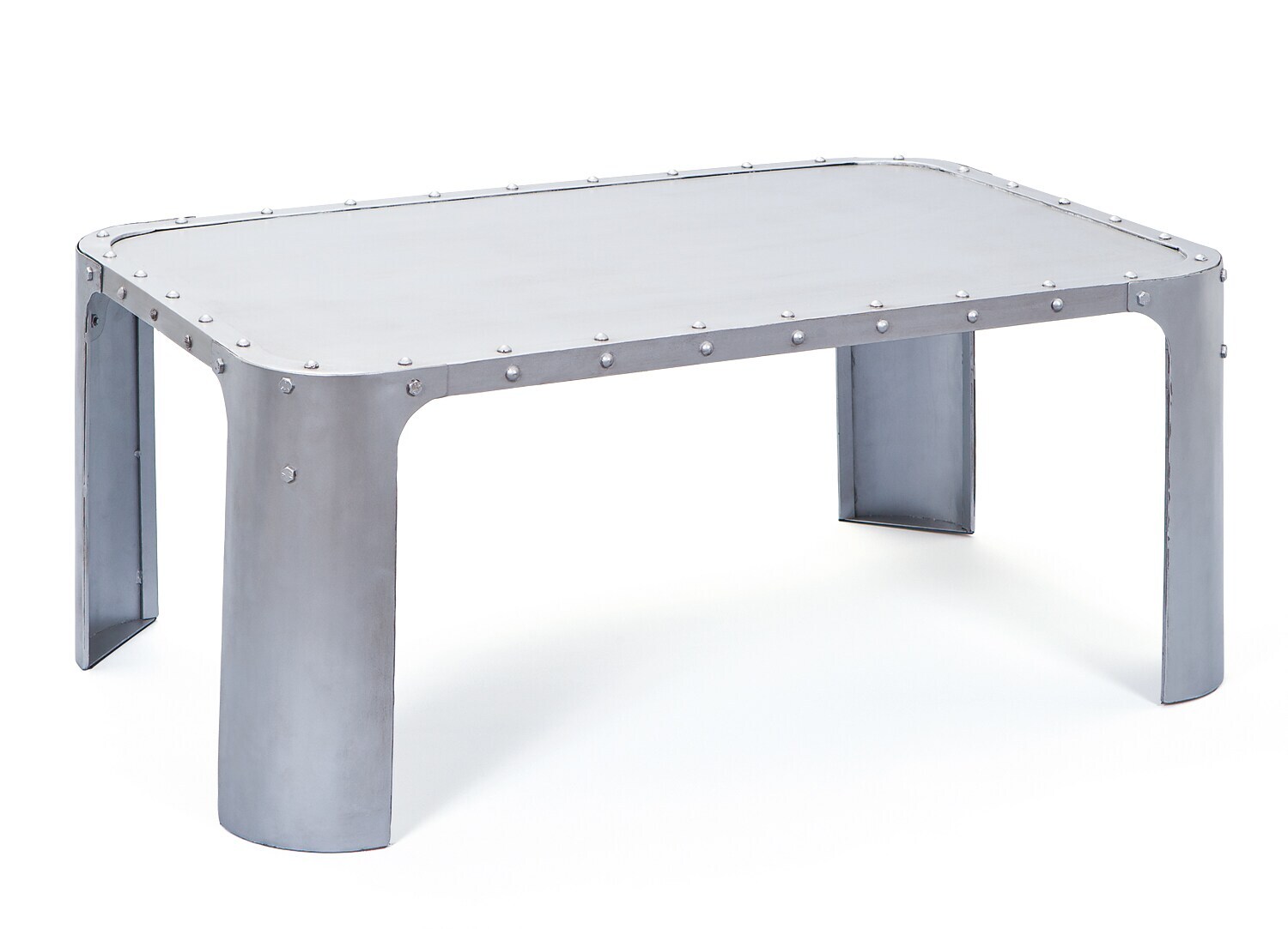 Inter Link Couchtisch Gormur im Vintage-Look - Silber