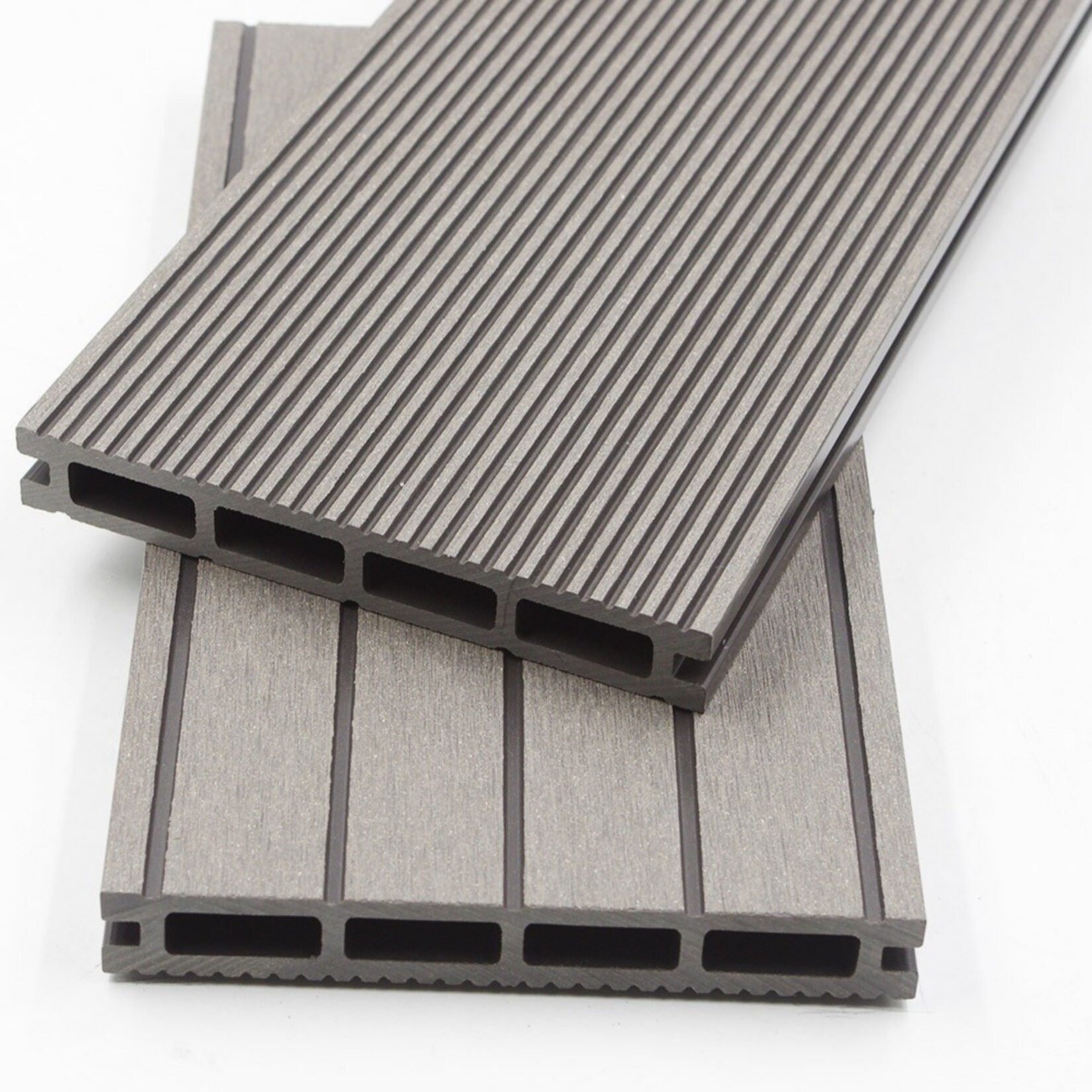 WPC Samana Terrassendielen, Hellgrau, 12 m² (2,20 m)